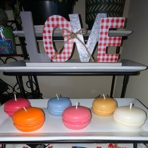 Martha Stewart Set of 6 Macaron Candles